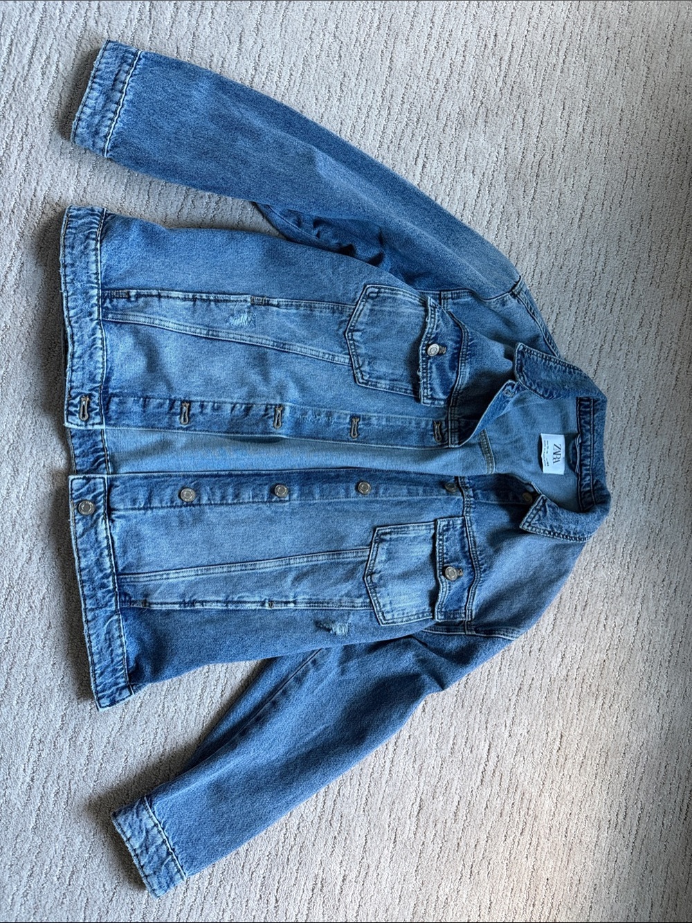 Zara Light Blue Denim Jacket